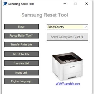 Samsung Printers Reset Counter