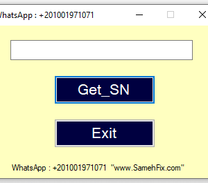 Get Serial Number for any Printer